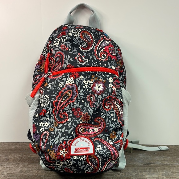 Vera Bradley X Coleman 15L Lightweight Backpack -Eden Paisley Grey main image 9